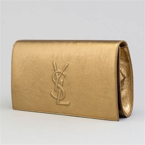 clutch ysl argento|saint laurent clutch.